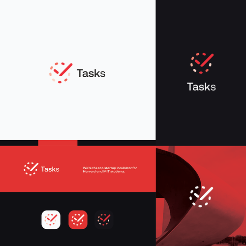 Logo, App Icon and branding of the to-do list app Design by Rustu Design