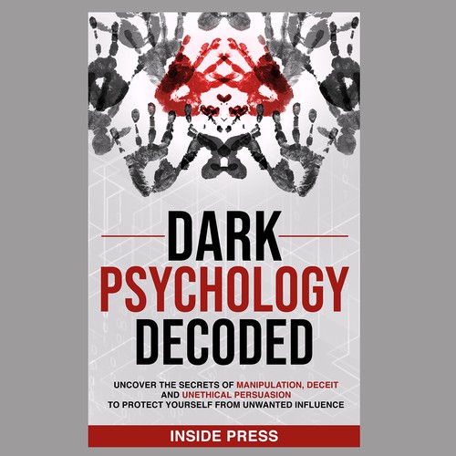 Intriguing Cover for Book on the "Mysteries of Dark Psychology" Design by Alexa Jones