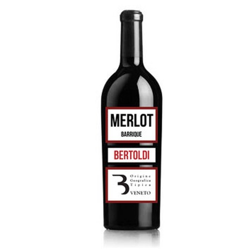 Create a Wine label for a Merlot Barrique "Bertoldi" from Italy Design by CHsignal