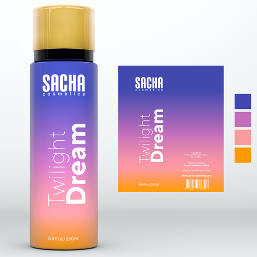 Sacha Body Mist Design réalisé par Vinicius Velho