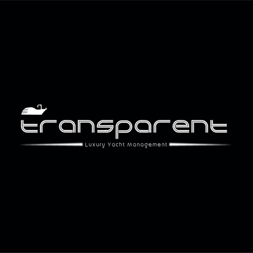 logo for TRANSPARENT Luxury Yacht Management Design by Sugit_ramteke