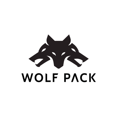 Wolf Pack logo design Design by merechesol™