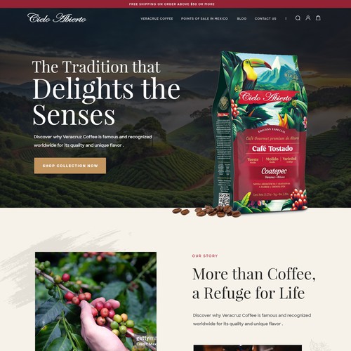 Web page design contest entry by AKDCreative