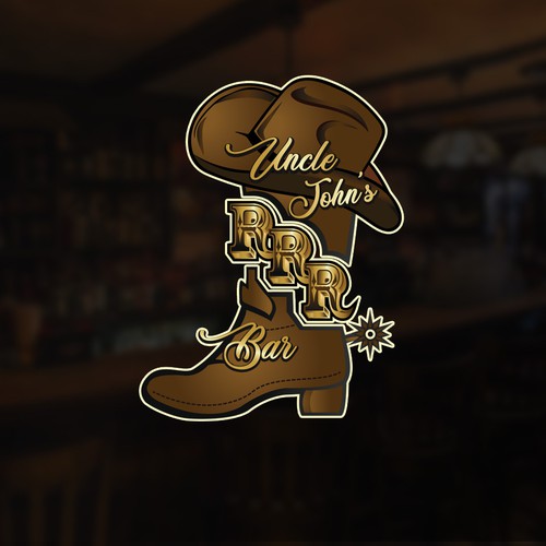 RRR Bar logo contest Design by chiran2018