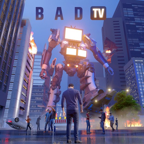 Bad Tv EP Artwork Design by Rightant Design