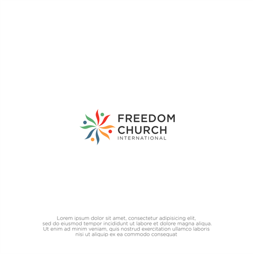 Freedom Church Logo Design Design by F4 491 LE