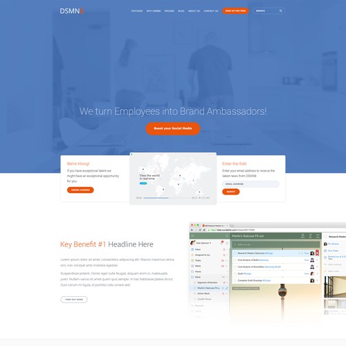 WordPress theme design contest entry by WebBox