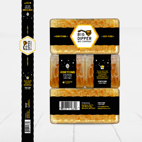 Design a label for my home grown Honey Comb Design by Nat*Design