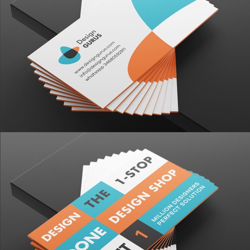 Business Card for DesignGurus.com Design by Birendra Chandra Das