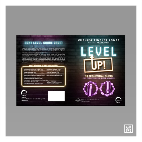 Level Up! book cover Design by ash_two