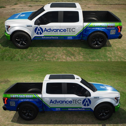 Design a Cutting-Edge, Classy Truck Wrap for AdvanceTEC – Highlighting Innovative Technology Design by Panji Al.s