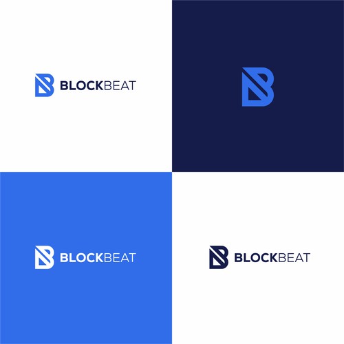 BlockBeat Crypto News Platform Logo Design Design by BuanaDesign