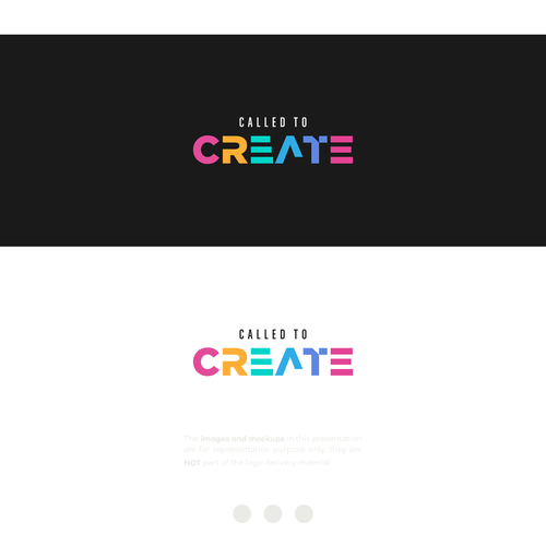 "Called to Create" Logo Design Diseño de c o n e l l o