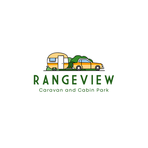 Caravan and Cabin Park logo required Diseño de chusnanlutfi