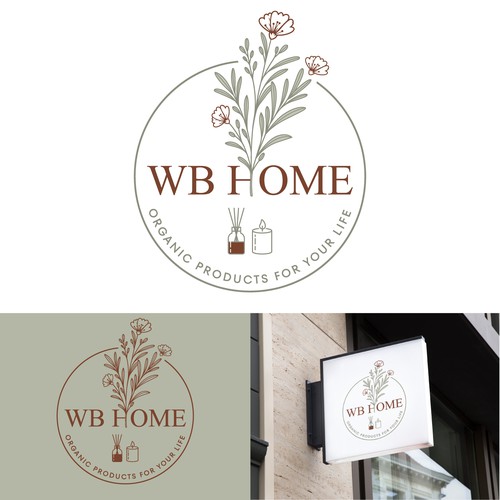 "Logo for Organic cleaning & aromatherapy products to stand alongside current personal product line." winning Logo & business card