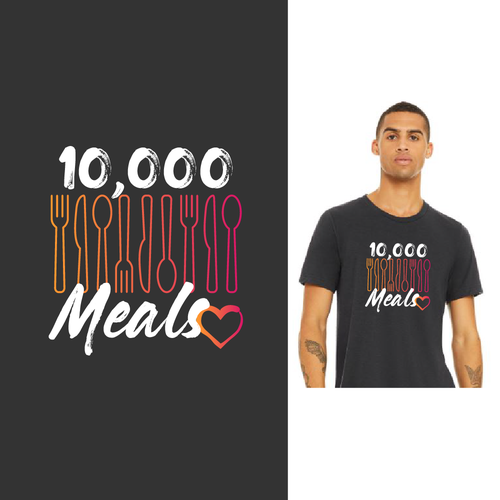 100,000th Meal Served Design by M. Fontaine