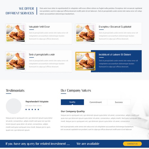 Web page design contest entry by New Look