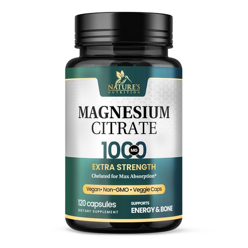 Premium Magnesium Citrate Design needed for Nature's Nutrition Design by Davi Giolo ★