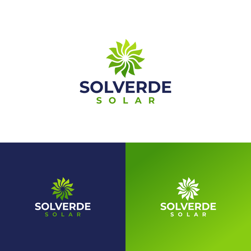 Clean logo for solar company Design by Work From Hobby