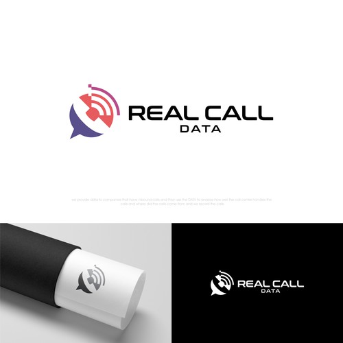 real call data logo Diseño de Dezineexpert⭐