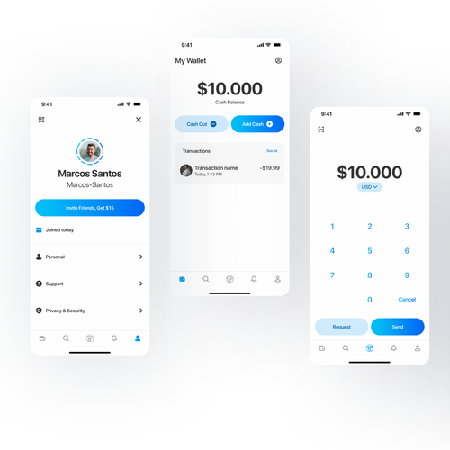 The New Cash APP Design Contest Design by Marcos-Santos