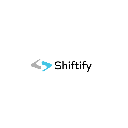 Minimalist and modern logo design for modern work shift management application Design by phifx