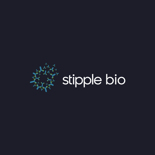 Design a logo for a biotech that uses "molecular stippling" to map out cancer's vulnerabilities Design by immortal™