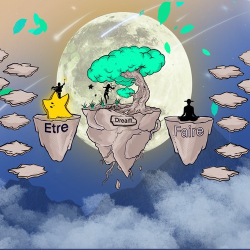 Artwork of a personal development tool to map a dream Design by namanama