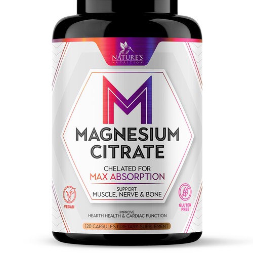 Premium Magnesium Citrate Design needed for Nature's Nutrition Design by ✝DeSiGnEr✝JOHN