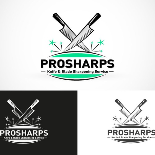 "ProSharps" Knife & Blade Sharpening Service Contest Design by Medsen Media