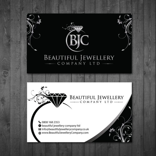 unique jewelry business cards