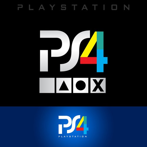Community Contest: Create the logo for the PlayStation 4. Winner receives $500! Design von ganess