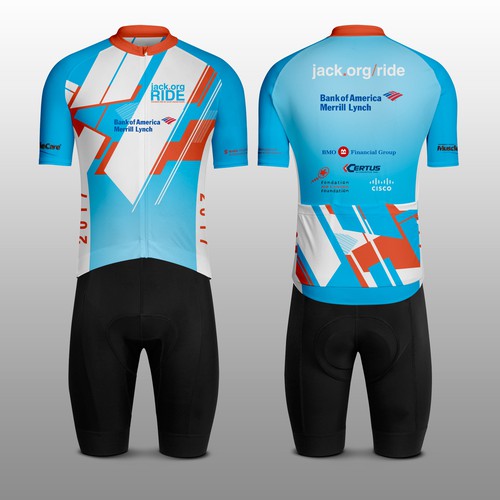 Design Cycling Jerseys for over 900 riders at the 2017 Jack Ride ...