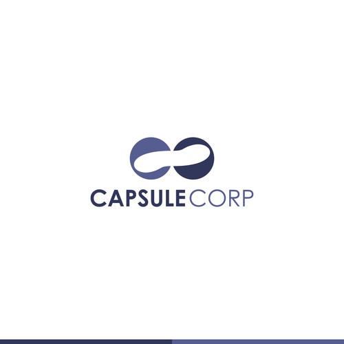 Design di Logo Capsule Corp, univers DBZ di makriroh