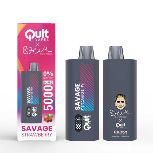 Quit Vape Package for disposable vape device Design by Kula Studio