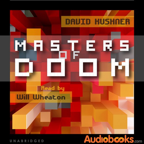 Design the "Masters of Doom" book cover for Audiobooks.com Diseño de Christian Alban