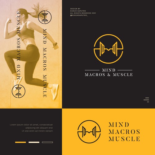 Design a new brand logo for online nutrition and fitness coaching Design by Kukuh Saputro Design