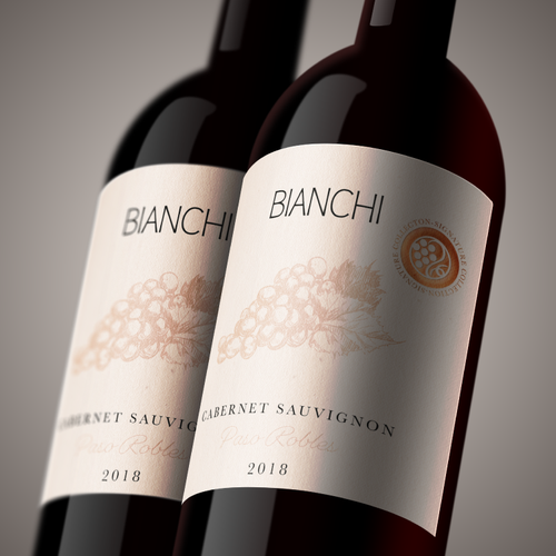 Bianchi Wine Label Design by bizimkiz