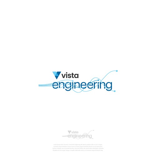 Vista Engineering Logo Design by BillyFoss
