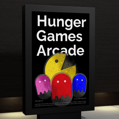 Design cover art for PACMAN arcade exhibit Design by eavum