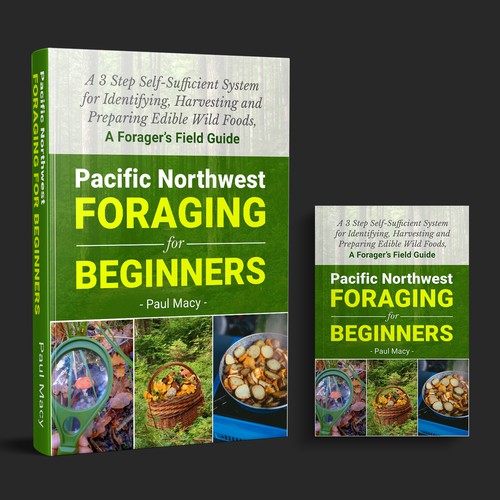 We need a modern looking Pacific Northwest Foraging book cover Design by M E D I A 2