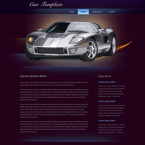 1-3 Page Website Template Design von Bili