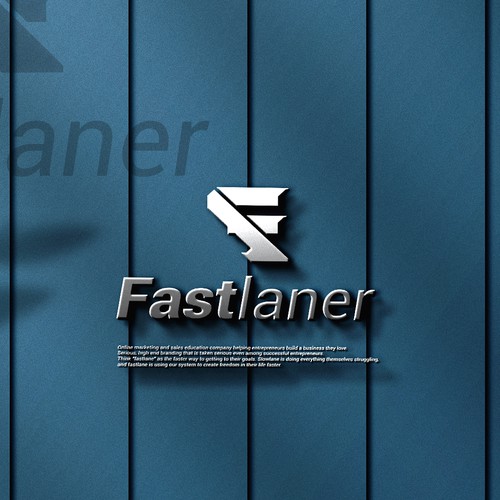 Logo + Brand for Fastlaner™ Design by Syed Sohaib