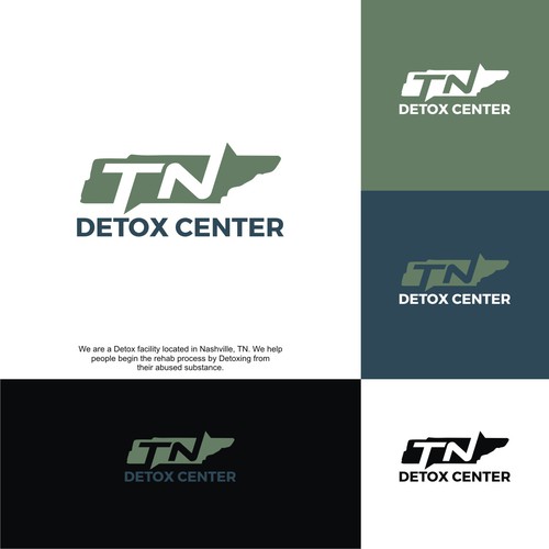 Detox Center Logo Design by @ProSolution.