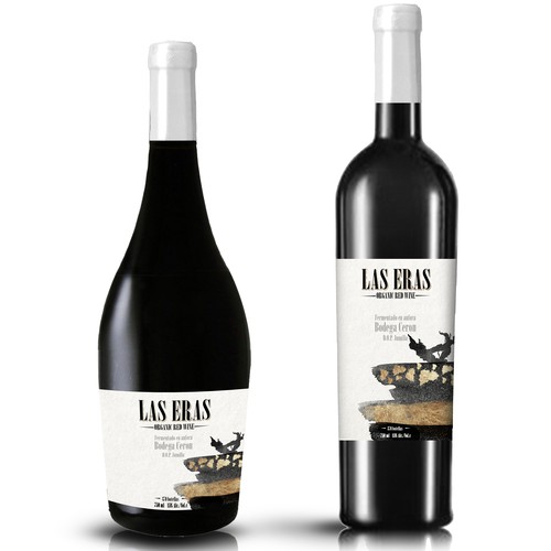 ORGANIC EXCLUSIVE WINE LABEL DESIGN - BODEGA CERRON Design by LanaD.