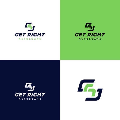 Get Right Auto Loans Logo Design by Hyd9t9