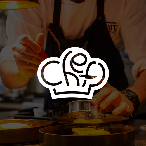 "CHEF": Food & Cooking Social Media Logo Design by O N I X