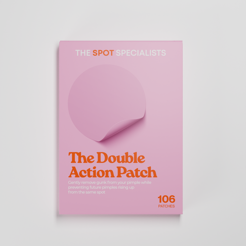 Pimple Patch PACKAGING to appeal to FEMALE BEAUTY user Design by Tamara.D