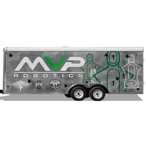 DESIGN A TRAILER WRAP FOR MILITARY ROBOTS - MVP ROBOTICS Design by ssrihayak