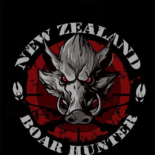 BOAR HUNTING T-SHIRT WANTED  デザイン by marmoset